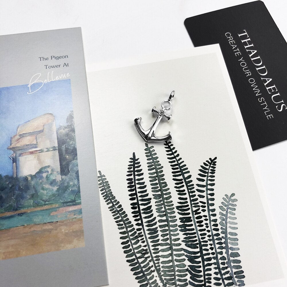 Pendant Anchor Classic Winter Brand Fashion Trendy Jewelry Europe 925 Sterling Silver Accessories Gift For  Woman & Men