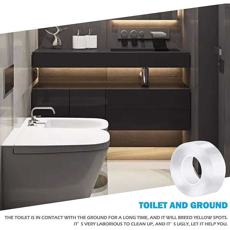 Nano Tape Washable Adhesive Transparent Double Sided Tapes Kitchen Accessories Home Improvemen Bathroom Fixed Small Objects Tape