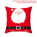 Santa Claus Christmas Cushion Cover Merry Christmas Decorations For Home Christmas Ornament Table Decor 2022 Xmas Gift New Year