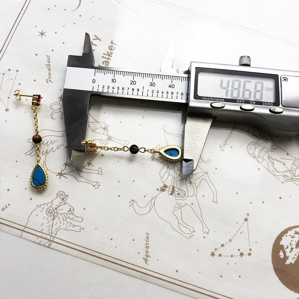 Earrings Riviera Colors Gold Plated,Europe Lightness Fine Jewelry For Women Autumn Brand New Sterling Silver 925 Gift