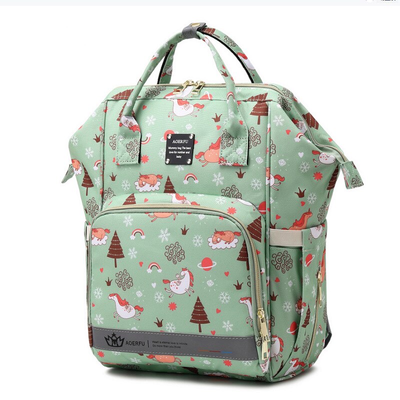 Multifunction Diaper Bag Backpack Waterproof Diaper Backpack for Mom and Dad Baby Nappy Bag Large Capacity Lightweight Size