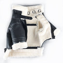 Soft Lapels Faux Fur Coat Black Thickened Warm Coats Dog Jackets for Puppies Teddy French Bulldog - anconmall