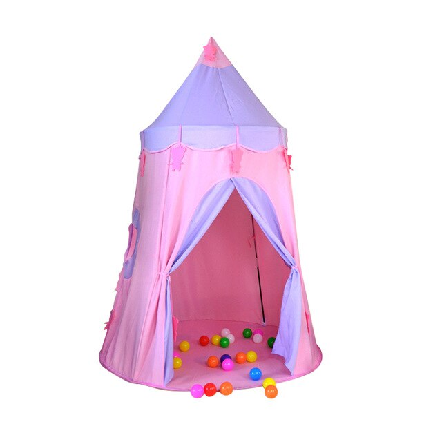 Children's Tent Teepee Tent For Kids Baby Play House For Children Cabana Princess Castle Foldable Baby Tent Tipi Infantil