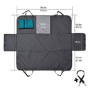 Pet Carrier Dog Car Seat Cover Waterproof With Pet Safety Belt Car Rear Back Seat Mat Hammock Cushion Protector - anconmall