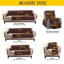Sectional Sofa Cover Water Resistance Couch Slipcover Cover Pet Protector Anti-Slip Sofa Covers For Living Room - anconmall