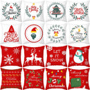 Christmas Cushion Cover Merry Christmas Decor For Home 2022 Navidad Noel Christmas Ornaments Xmas Gift Happy New Year 2023