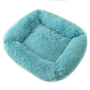 Pet Dog Bed Comfortable Cuddler Square Dogs Kennel Very Soft Washable Dog and Cat Cushion Bed Winter Warm Sofa 12 Color - anconmall