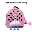 Cats Carrier Bag Portable EVA Small Dog Handbag Foldable Outdoor Travel Bag Puppy Carrying Diagonal Cross Breathable Pet Bags - anconmall