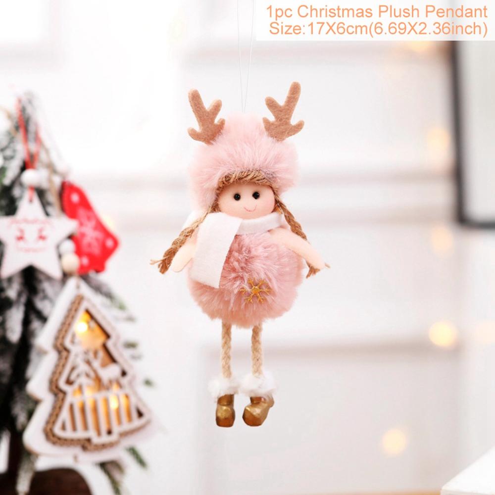 1pc Christmas Doll Christmas Tree Ornaments Merry Christmas Decoration for Home Nartal Navidad 2022 New Year Xmas Gift for Kids