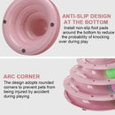 Funny Cat Toys 3-Tiers Interactive Pet Turntable Kitten Ball Toy Track Ball Tower with 3 Rollers for Kitten Toy - anconmall