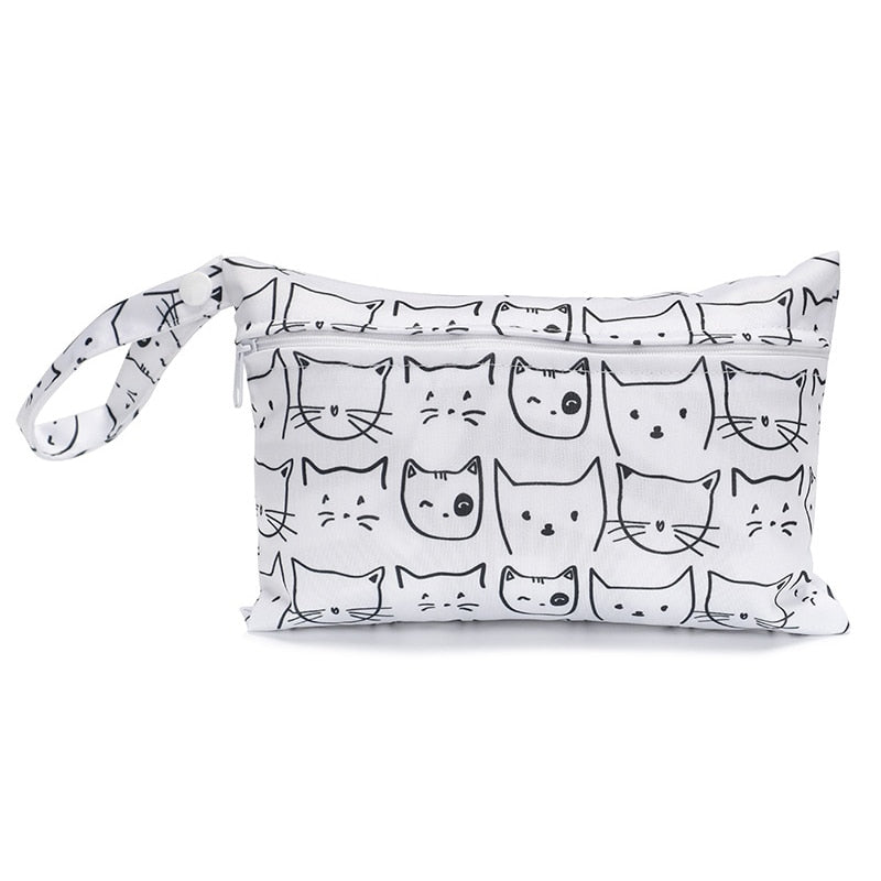 Mommy Diaper Dag Baby Toiletry Bags with Zippered Baby Diapers Waterproof Organizer Reusable Wet Dry Bags Mommy Bag