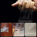 Nano Tracsless Tape Waterproof Home Decoration Wall Sticker Bathroom Kitchen Supplies Reusable Transparent Double Sided Tape