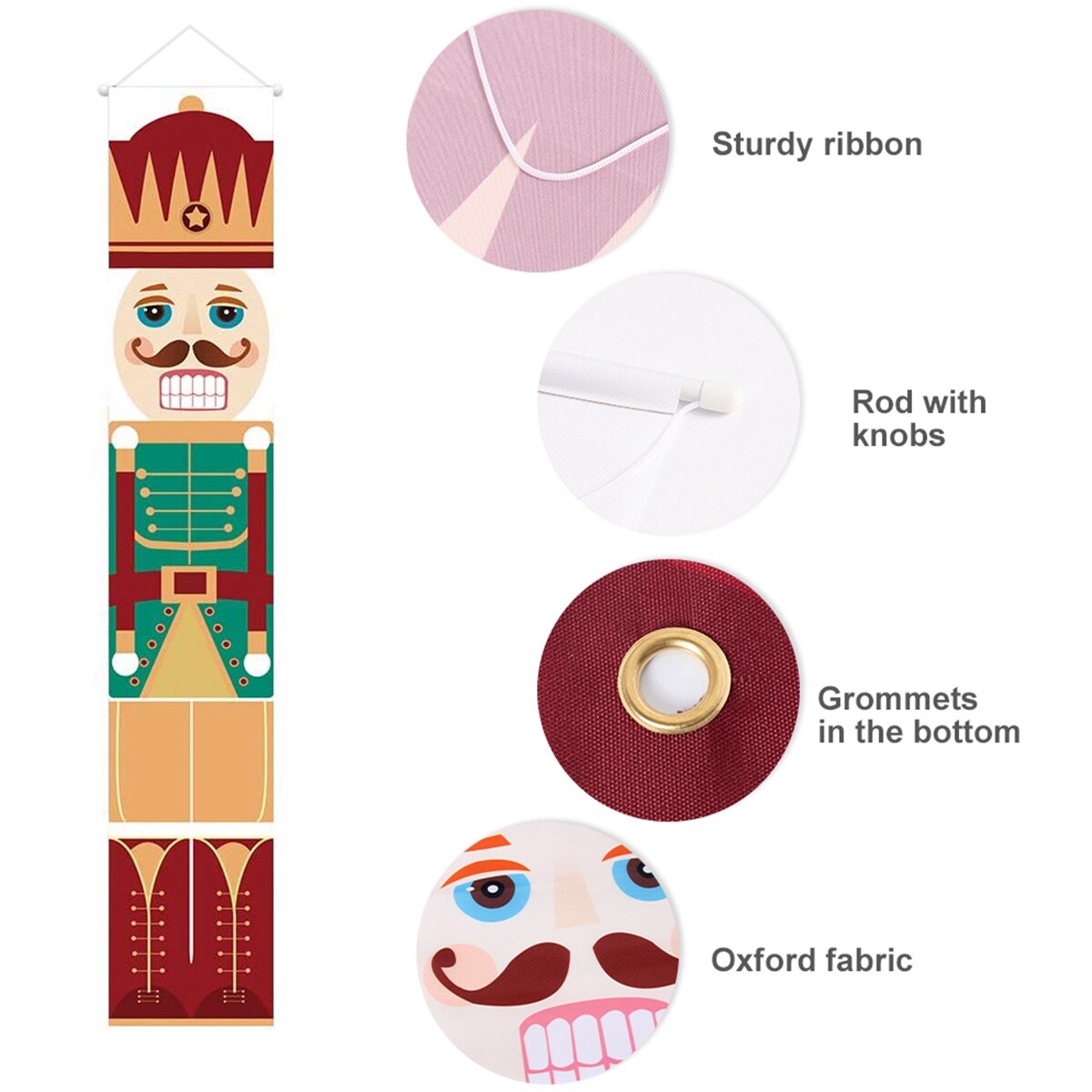 Christmas Hanging Door Banner Porch Sign Merry Christmas Decorations for Home 2022 Christmas Ornaments Navidad Noel New Year - anconmall