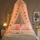 7 Colors Baby Bed Hanging Mosquito Net Dome Bed Canopy Mosquito Net Bedcover Curtain Round Crib Netting Tent Kids Room Decor