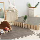Wood Grain Puzzle Floor Foam Carpet Bedroom Splicing Mat  Baby Play Mat Interlocking Exercise Tiles 10Pcs/set 30*30cm