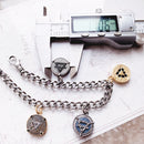 Elements of Nature Chain Bracelet For Women Men 925 Sterling Silver Expressive Talisman Fine Jewelry Party Gifts