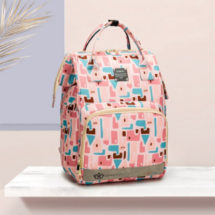 Multifunction Diaper Bag Backpack Waterproof Diaper Backpack for Mom and Dad Baby Nappy Bag Large Capacity Lightweight Size