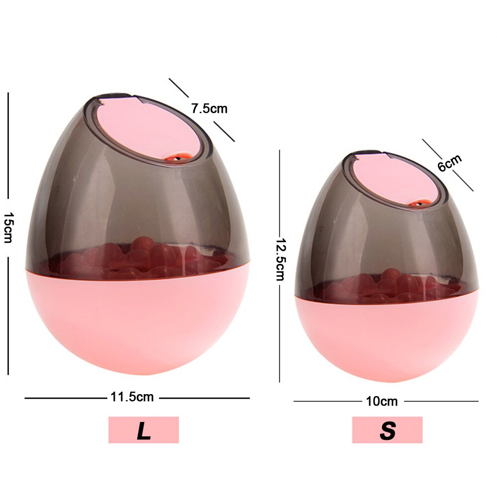 Interactive Dog Toys Tumbler Leakage Food Ball Food Dispenser Slow Feed Accompany Playing Training Pet Supplies for Dogs and Cat - anconmall
