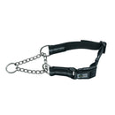 Martingale Collar Dog PVC with Welded Link Chain Reflective Waterproof Dirtproof Adjustable Collars For Small Medium Big Dogs - anconmall