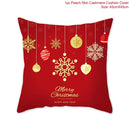 Santa Claus Christmas Cushion Cover Merry Christmas Decorations For Home Christmas Ornament Table Decor 2022 Xmas Gift New Year