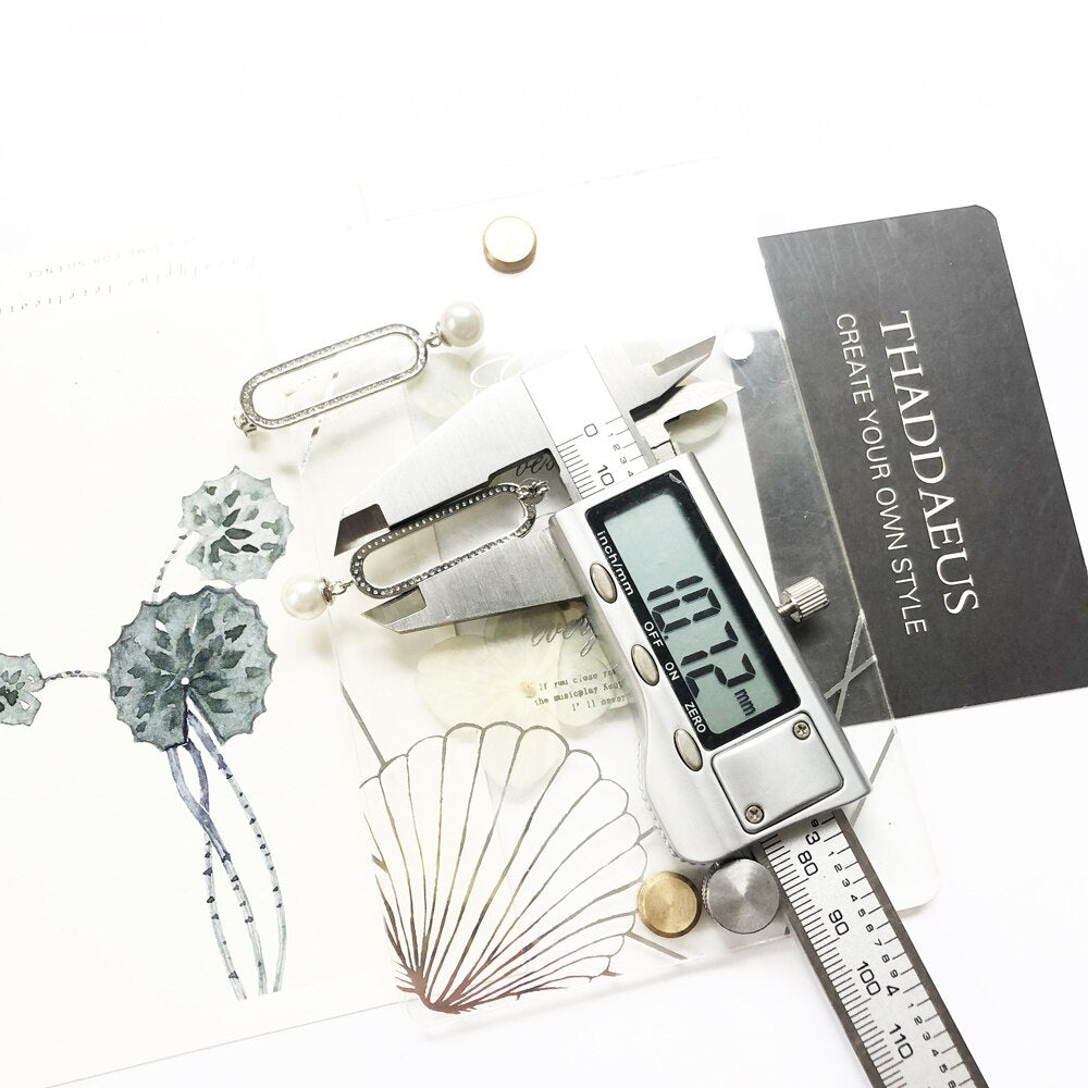 New Classic Pearl Drop Earring Gift For Women High Quality Feminine Fine Jewelry in 925 Sterling Silver