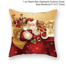45*45 Christmas Cushion Cover Christmas Decorations for Home Throw Pillows Sofa Home Decor Christmas Pillowcase Pillow Cover