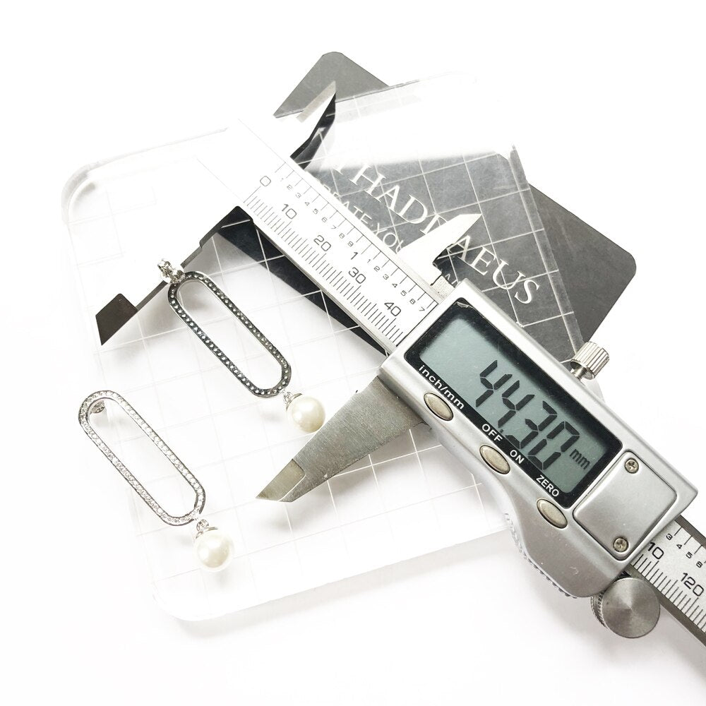 New Classic Pearl Drop Earring Gift For Women High Quality Feminine Fine Jewelry in 925 Sterling Silver