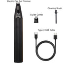 Pet Dog Cat Foot Hair Trimmer Rechargeable Dog Clipper with LED Light Ceramic Blade Low Noise Type-C Pet Paw Ear Hair Clipperl - anconmall