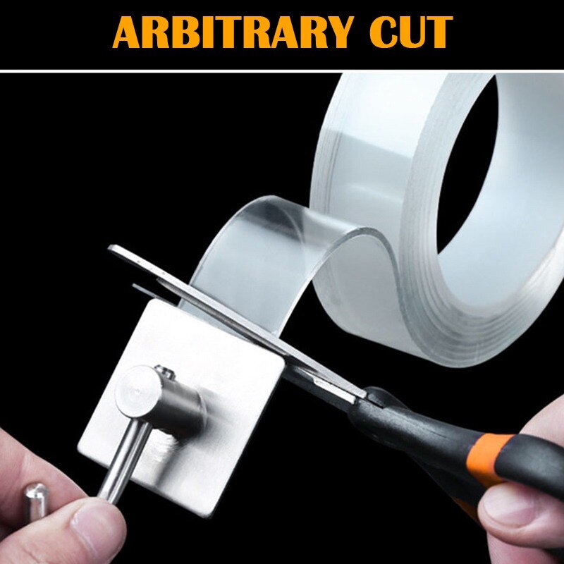 Nano Tape Washable Adhesive Transparent Double Sided Tapes Kitchen Accessories Home Improvemen Bathroom Fixed Small Objects Tape
