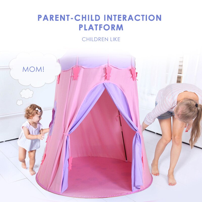 Children's Tent Teepee Tent For Kids Baby Play House For Children Cabana Princess Castle Foldable Baby Tent Tipi Infantil