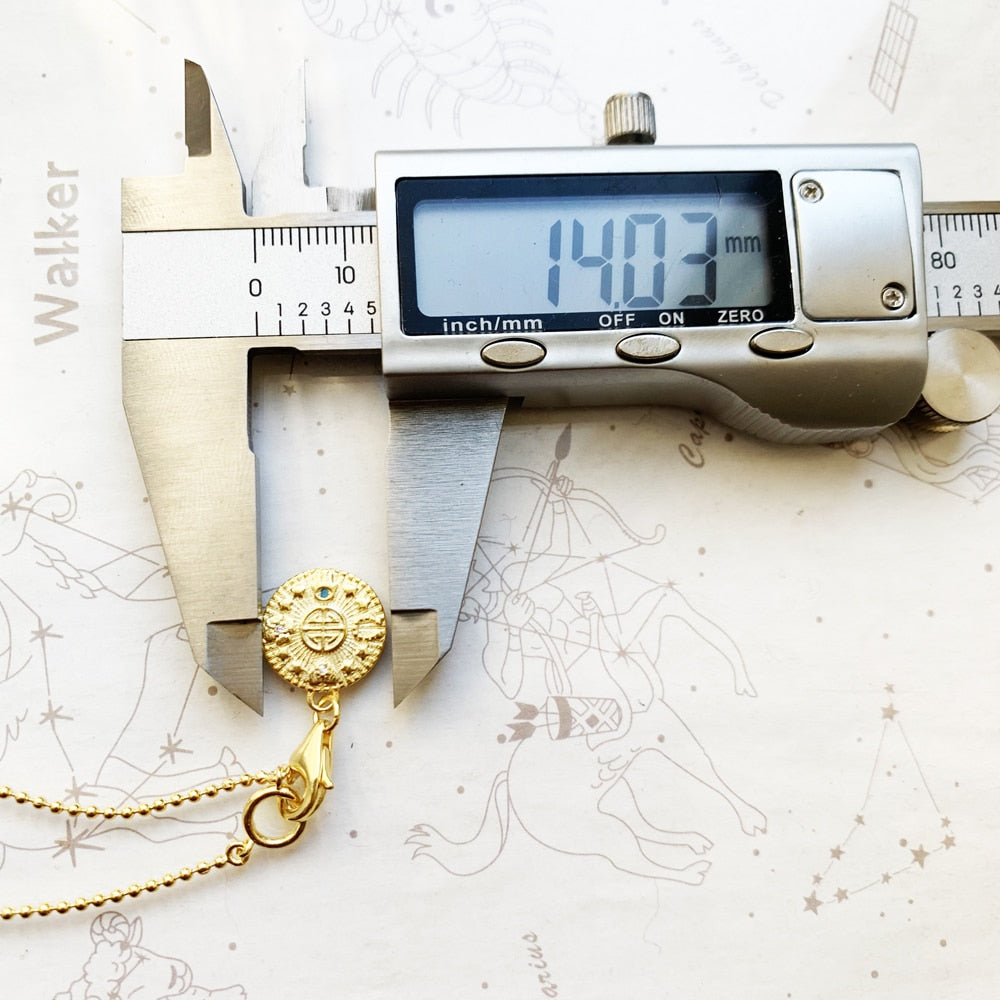 Charm Necklace Lucky Coin Winter New Fine Jewelry Europe 925 Sterling Silver Gift For Women Men