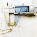 Charm Necklace Lucky Coin Winter New Fine Jewelry Europe 925 Sterling Silver Gift For Women Men