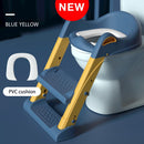 Folding Infant Potty Children's Pot Baby Toilet Training Chair With Adjustable Step Stool Ladder  Toilet Seat Boys Girls Potties