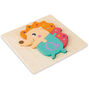 Wooden 3D Puzzle Educational Toys Jigsaw Toys For Children Baby Cartoon Animal Puzzles Intelligence Kids Toy Board Games