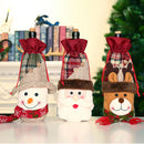 Christmas Snowman Wine Covers Santa Claus 2022 Merry Christmas Kitchen Christmas Decor for Home Table Cristmas New Year 2023