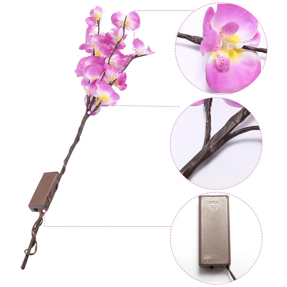 Phalaenopsis Branch Christmas Lights Merry Christmas Decor for Home Christmas Ornaments Navidad Natal Decor Kerst New Year 2023