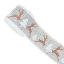 5M Christmas Burlap Ribbons DIY Gift Wrapping Wedding Party Decoration for Home Christmas Tree Ribbon Garland Wreath Bows Craft