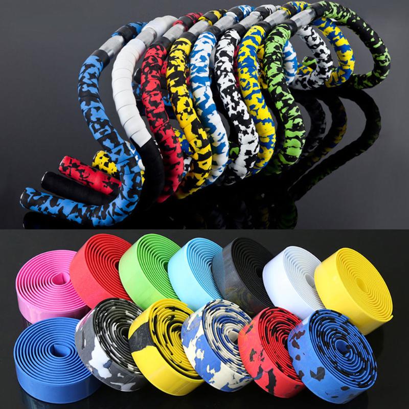MTB Road Bike Bicycle Handlebar Tape High-Density Camouflage Cycling Handle Belt Bicycle Handlebar Straps Bike Accessories