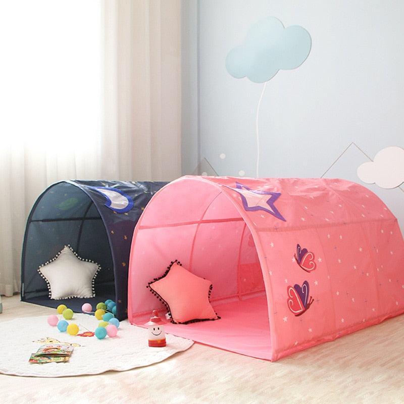 Children's Tent Princess Castle House Game Room Cartoon Wigwam For Children Easy Assemble Playhouse Toy Tents Gifts