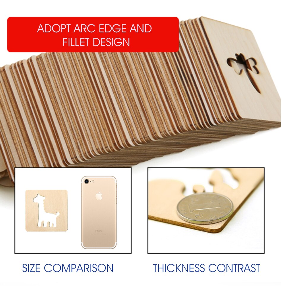 100pcs Baby Toys School Paint Tools Educational Coloring Book Paint Learning Coloring Board Drawing Board Wooden Drawing Toys