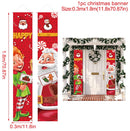 Santa Claus Banner Merry Christmas Decor For Home Christmas Door Decor Outdoor Xmas Ornament Navidad 2022 Happy New Year 2023 - anconmall