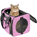 Cat Backpack Soft Sided Pet Carrier Bag Cat Transport Bag With Mesh Window Airline Approved Carrying Backpack For Cats And Dogs - anconmall