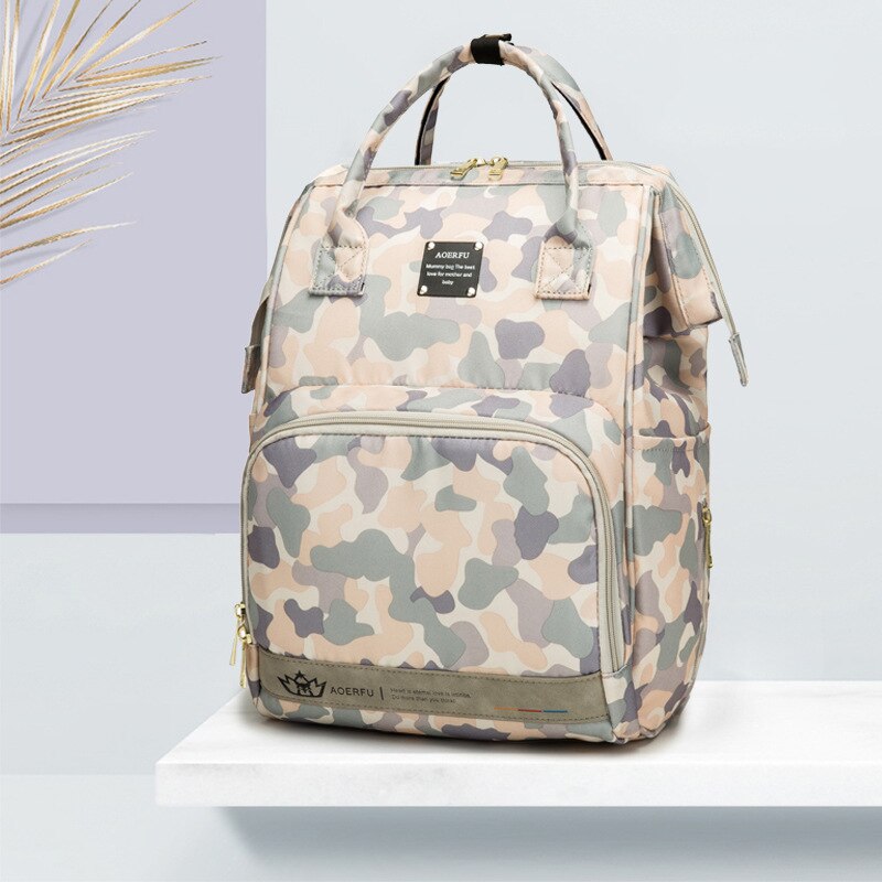 Multifunction Diaper Bag Backpack Waterproof Diaper Backpack for Mom and Dad Baby Nappy Bag Large Capacity Lightweight Size