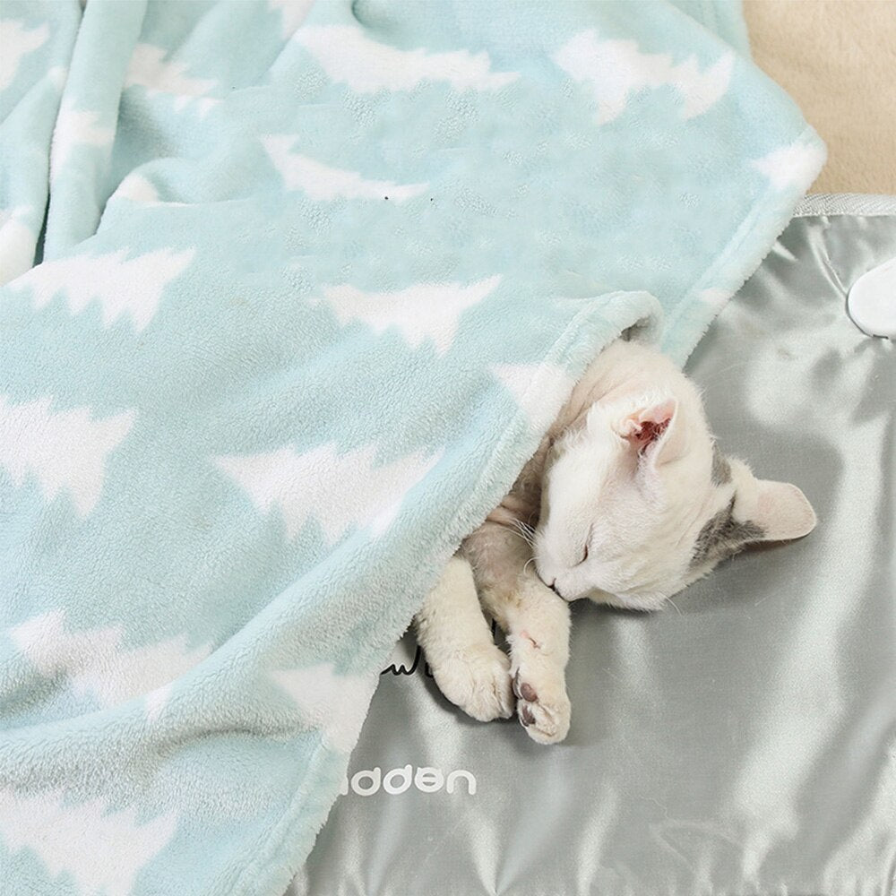 Winter Warmer Mat Bed Blanket Adjustable Heating Pad For Dog Cat Puppy Pet Electric Warm Mat Bed Waterproof Bite Resistant Wire - anconmall