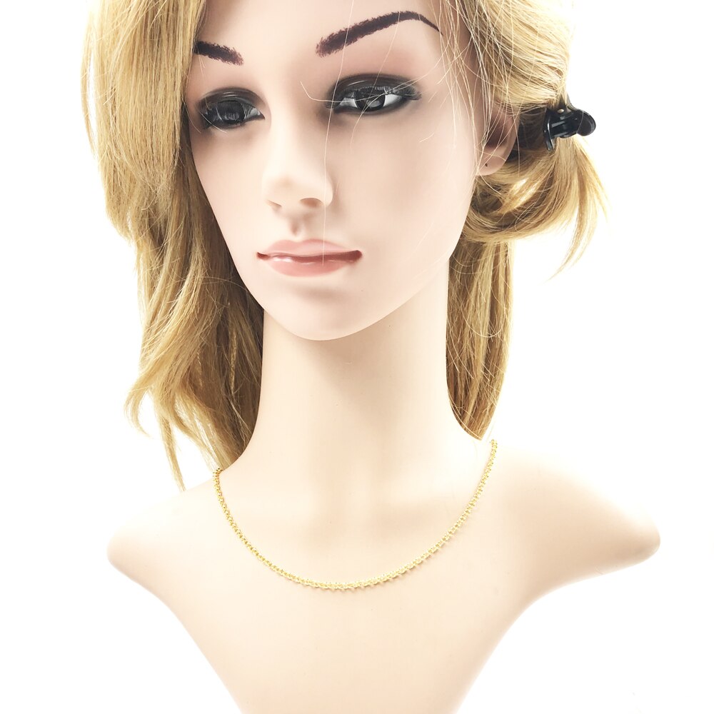 Round Belcher Chain Necklace Brand New Strand Fashion Jewelry Europe Style Gold  Bijoux Gift For Men Women