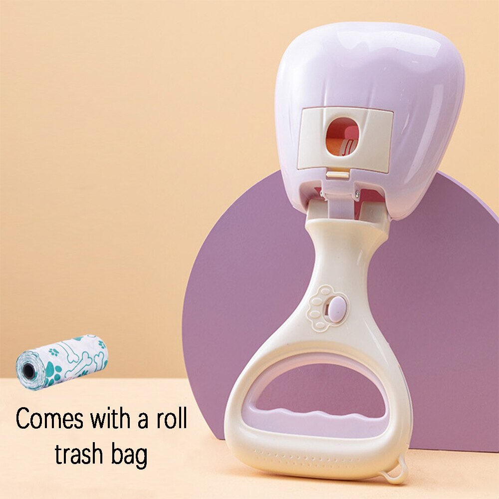 Pet Dog Cat Pit Scoop Portable Outdoor Cleaner Garbage Picker Poop Bag Collection Convenient Dog Supplies Animal Cleaning Tool