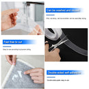 Double Sided Tapes Nano Tracsless Tape Transparent Reusable Waterproof Bathroom Cleanable Home Decoration Adhesive Tape