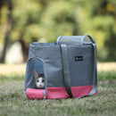 Pet Dog Tote Bag with Traction Leash 3 Mesh Openings Ventilated Small Sized Pet Sling Carrier Puppy Outgoing Single Shoulder Bag - anconmall