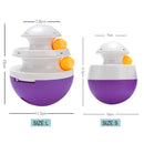Interactive Dog Toys Tumbler Leakage Food Ball Food Dispenser Slow Feed Accompany Playing Training Pet Supplies for Dogs and Cat - anconmall