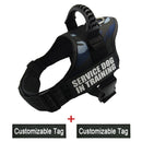 Reflective Adjustable Dog Nylon Harnesses with Customizable Name Labels Dog Vest Strap for Large Medium Small Dogs Drop-Shipping - anconmall